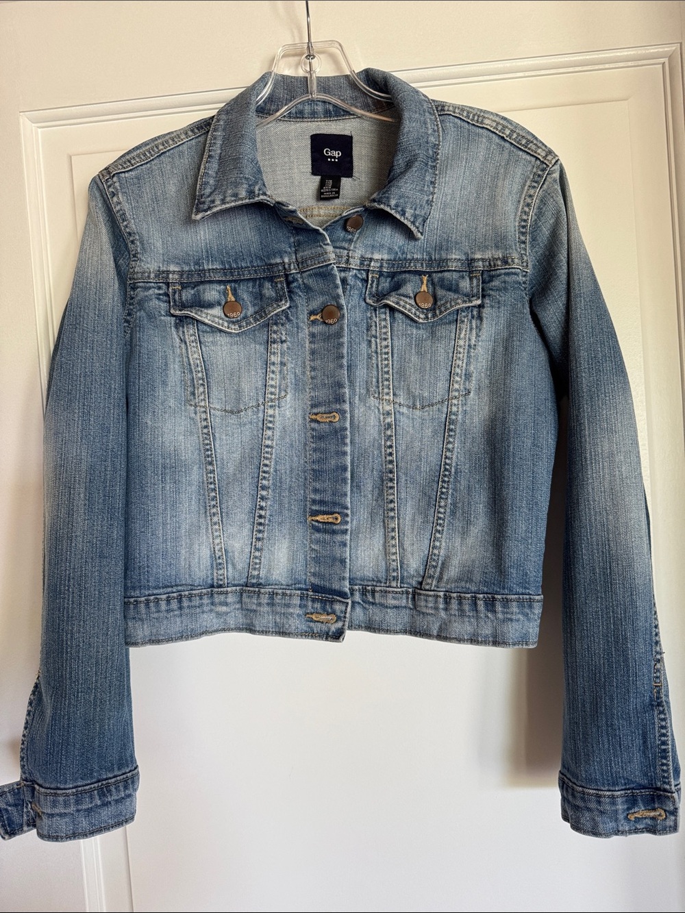 GAP Light Blue Faded Denim Jacket